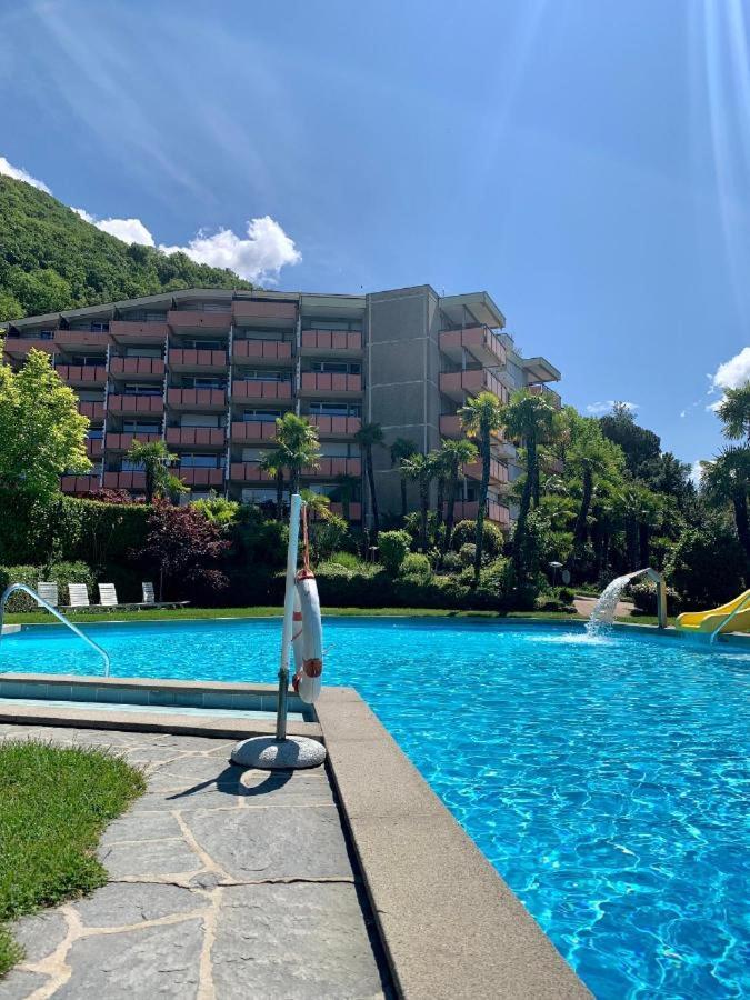 Luganersee, Pool, Strand, Parkplatz, Suite 204 Bissone Exteriér fotografie